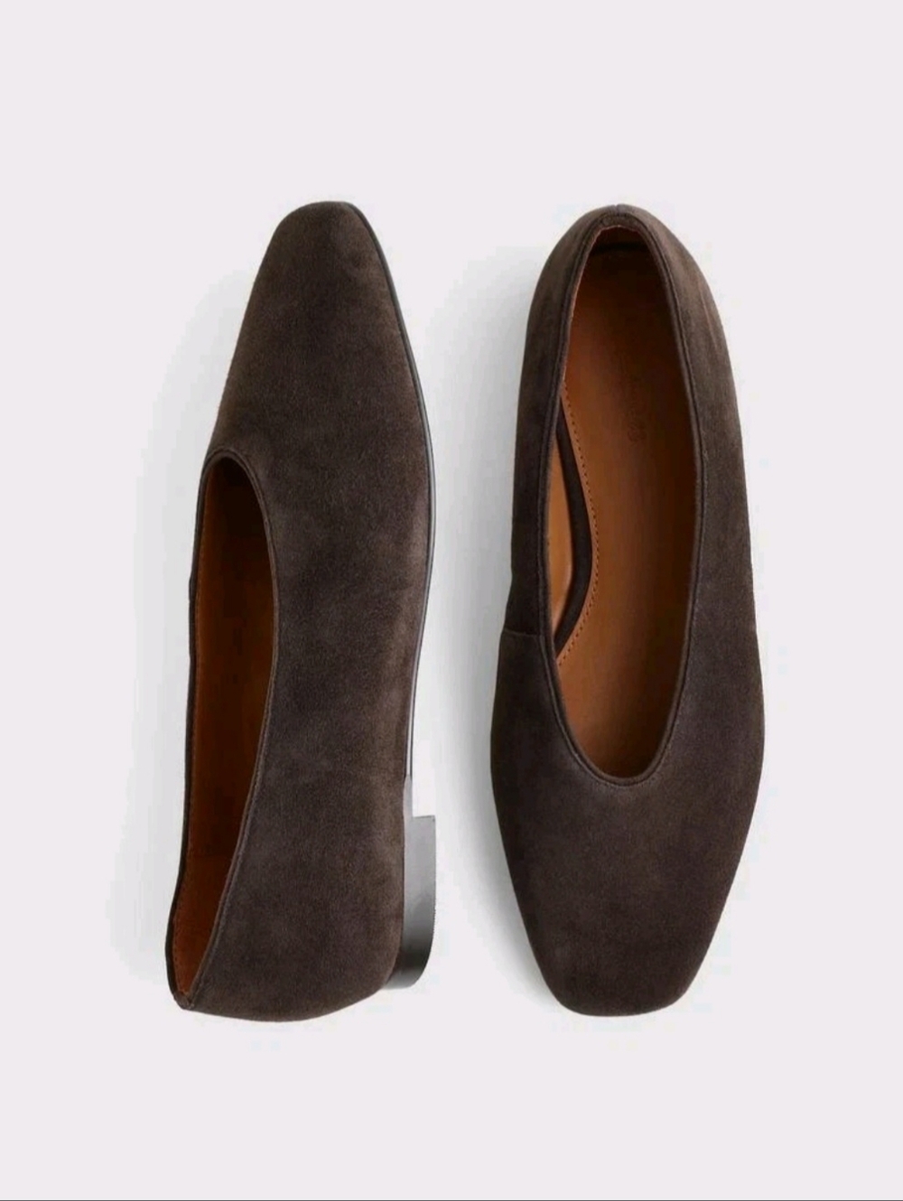 Madewell The Mylie Ballet Flat In Dark Carob Size 7